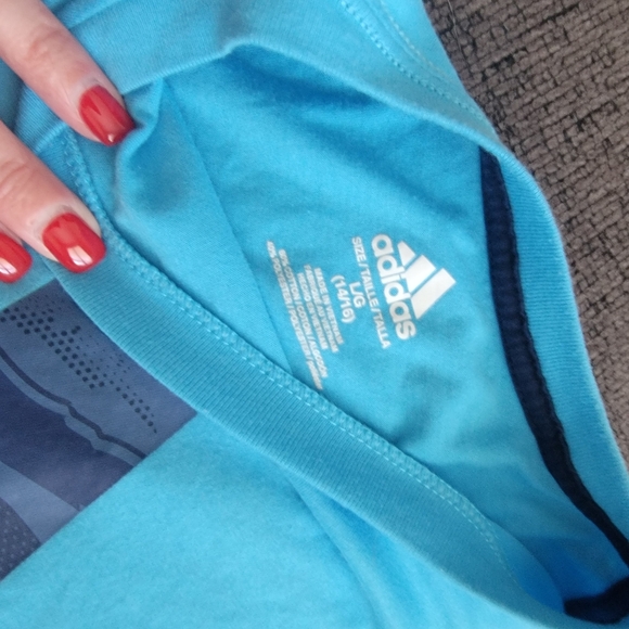 Adidas, L/G, Blue - Picture 2 of 4